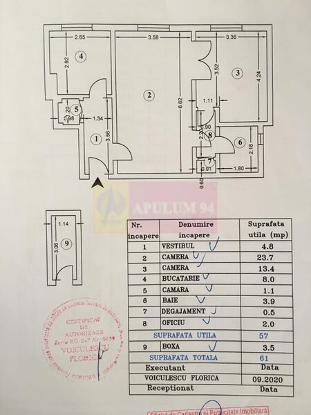 Apartament 2 camere  Dorobanti- Eminescu- Polona.